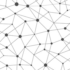 Seamless Geometric Connecting dots and lines pattern. connected abstract background.