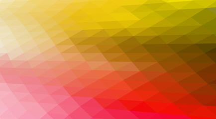 Obraz premium Abstract red yellow vector gradient triangles background featuring polygonal shapes for digital presentations and print media