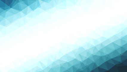 Abstract blue geometric technology background.