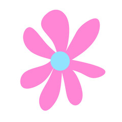 Elegant vector illustration of a flower with clean lines and balanced proportions, ideal for floral design, nature-themed graphics, eco branding, wedding invitations, and decorative artwork.