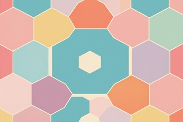 Fototapeta premium Seamless geometric pattern