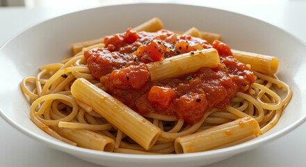 Spaghetti Pasta with Tomato Sauce