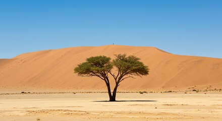 Tree in Desert Landscape