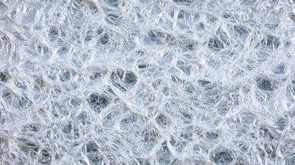 an aerial view of rippling water with white foam, suggesting motion, possibly due to waves