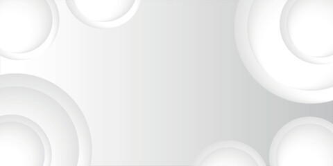 modern double abstract white gradient background for banner