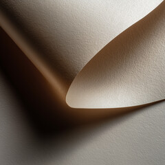 Smooth Flat Paper Texture with Cinematic Lighting