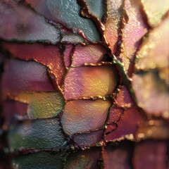 Pastel Stained Glass Background Design