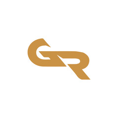 GR Logo Design Symbols Simple