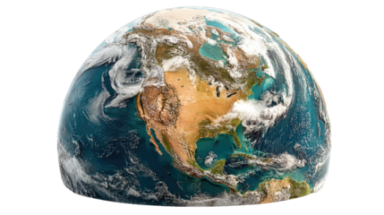 Earth: a stunning visual representation of our planet. a beautiful perspective of earth, ideal for conveying concepts related to environmentalism, conservation, and global awareness.
