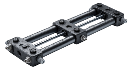 Industrial Actuator: A precise shot of a robust industrial actuator, an engineering marvel, showcasing its intricate design and technical precision.