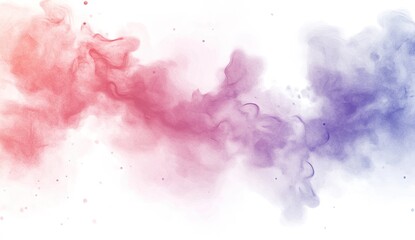 Fototapeta premium Abstract swirls of pastel colors on white