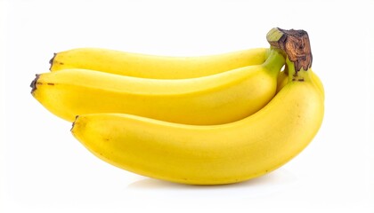 Bunch of bananas. Bananas on white background.