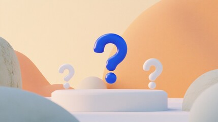 Conceptual representation of inquiries, challenges, and the pursuit of knowledge in abstract form