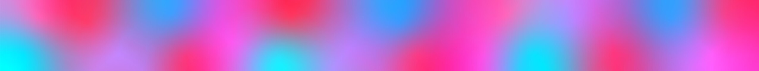 ピンクと水色のグラデーションの横長な背景イラスト。奇抜で抽象的なアートワーク