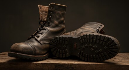 old military boots