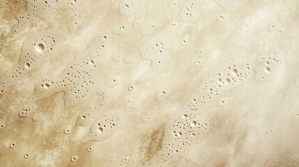 Abstract background with beige hues and delicate foam patterns