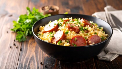 Savory Sausage and Herb Rice Bowl