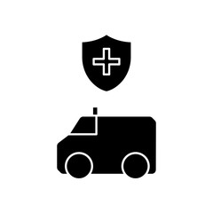 protected ambulance icon design