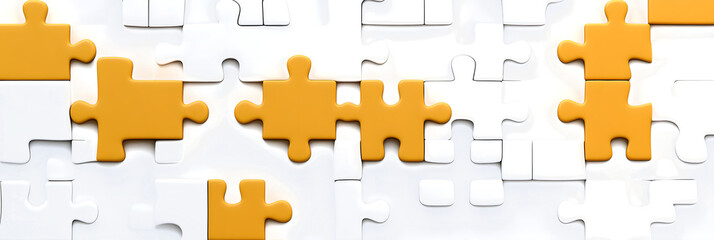 3d render of a cpuzzle pattern with transparent background