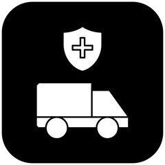  protected ambulance icon design