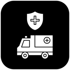  protected ambulance icon design