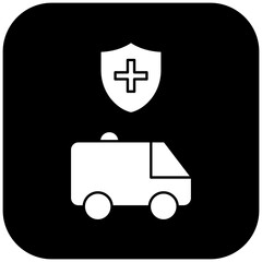  protected ambulance icon design