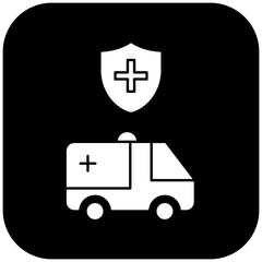  protected ambulance icon design