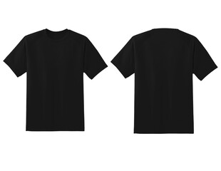 Black t-shirt mockup tshirt template