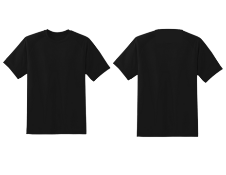 Black t-shirt mockup tshirt template