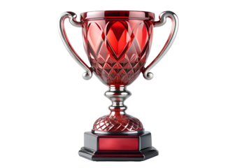red cristeal cup clipart png image on transparent background