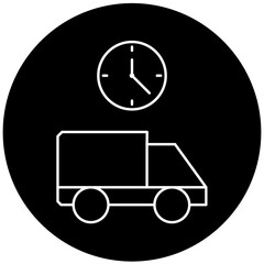  ambulance time icon design