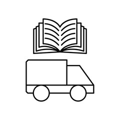 car ambulance manual book icon design