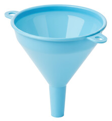 Blue funnel for fluid transfer