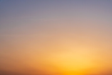 5月の夕空 美しいグラーデーションの空06