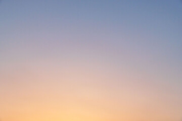 5月の夕空 美しいグラーデーションの空02