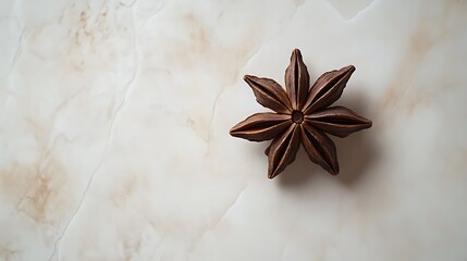 Star Anise on a Marble Surface