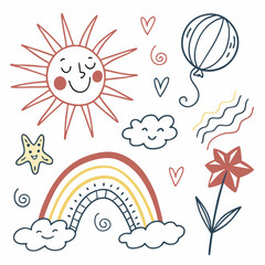 set of weather icons