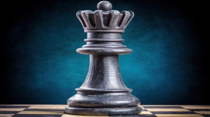 Elegant chess piece on a classic chess board symbolizing timeless strategy and the value of consistency in business