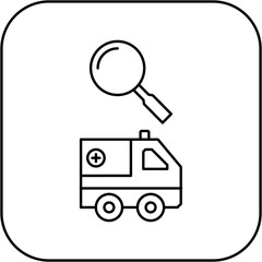 ambulance settings icon design