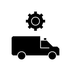ambulance settings icon design