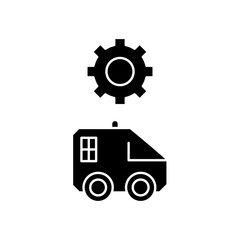 ambulance settings icon design