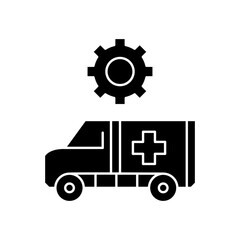 ambulance settings icon design