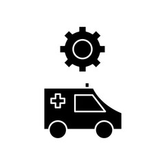 ambulance settings icon design