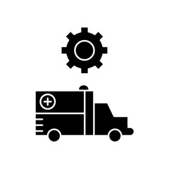 ambulance settings icon design