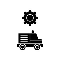 ambulance settings icon design