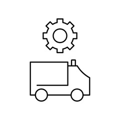 ambulance settings icon design
