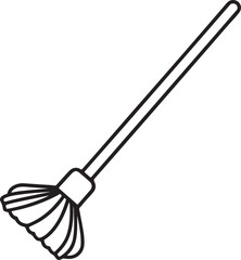 vector-art-of-a-swiffer-style-mop--clean-lines-and_traced