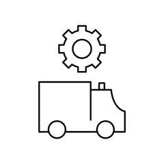ambulance settings icon design