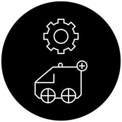 ambulance settings icon design