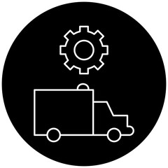 ambulance settings icon design